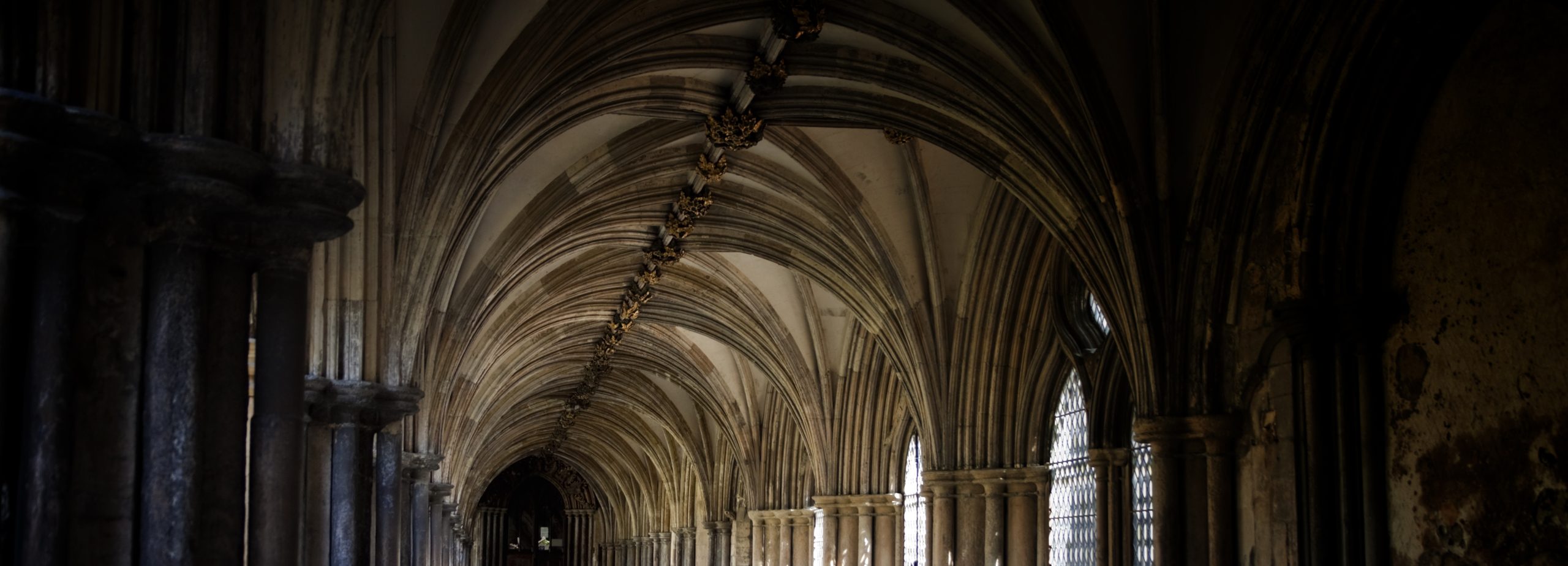 Vaulted cloister walk, Norwich Cathedral
